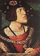 Bernard van orley Portrait of Charles V oil on canvas